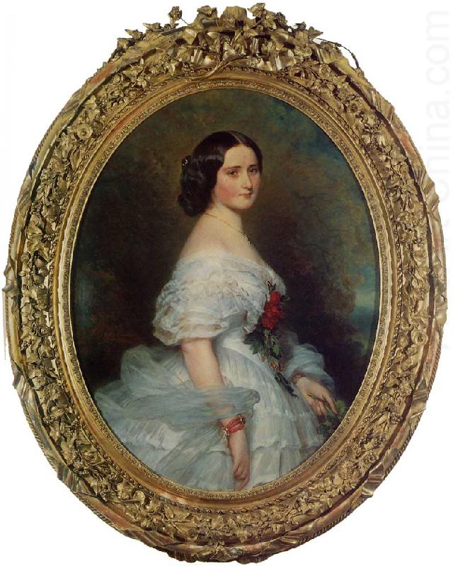 Franz Xaver Winterhalter Anna Dollfus, Baronne de Bourgoing china oil painting image